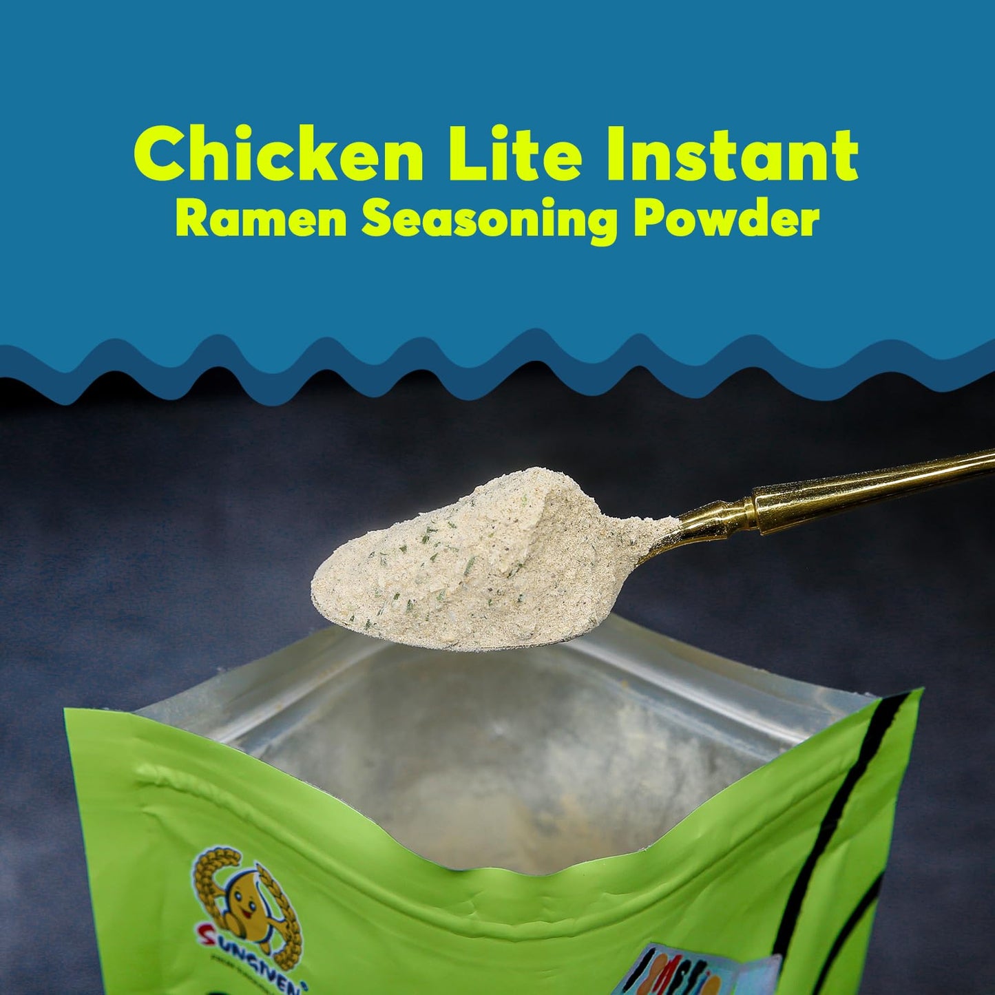 Sungiven Chicken Instant Ramen Seasoning Powder, Vegan, Less Salt- Premium Instant Noodle Soup Powder, Mothers Day Gift, Ramen T