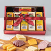 Wisconsin Cheese Company - Specialty Cheese & Summer Sausage Holiday Gift Box - 100% Wisconsin Gouda, Smoked Cheddar, Salami, Tomato Basil Cheddar, Swiss (Pack Of 5 Blocks) | Perfect For Parties, Charcuterie Boards, And Holiday Gifts