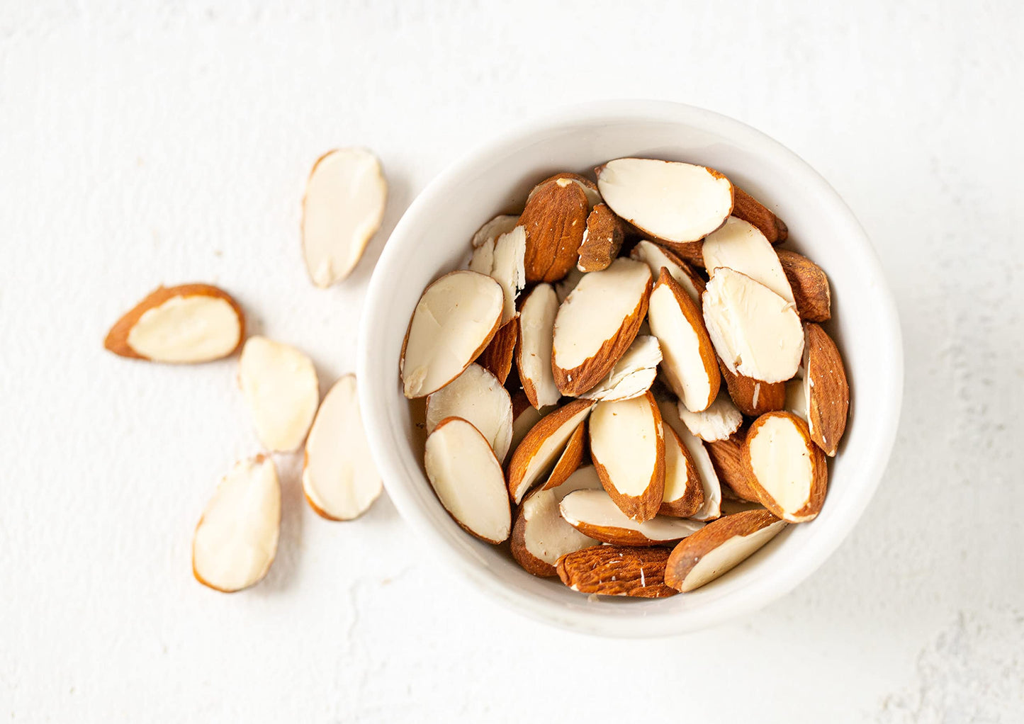 Food To Live California Natural Sliced Almonds, 8 Ounces - Raw Unblanched Almond Nuts, Kosher, Vegan, Keto, Bulk. High In Protei