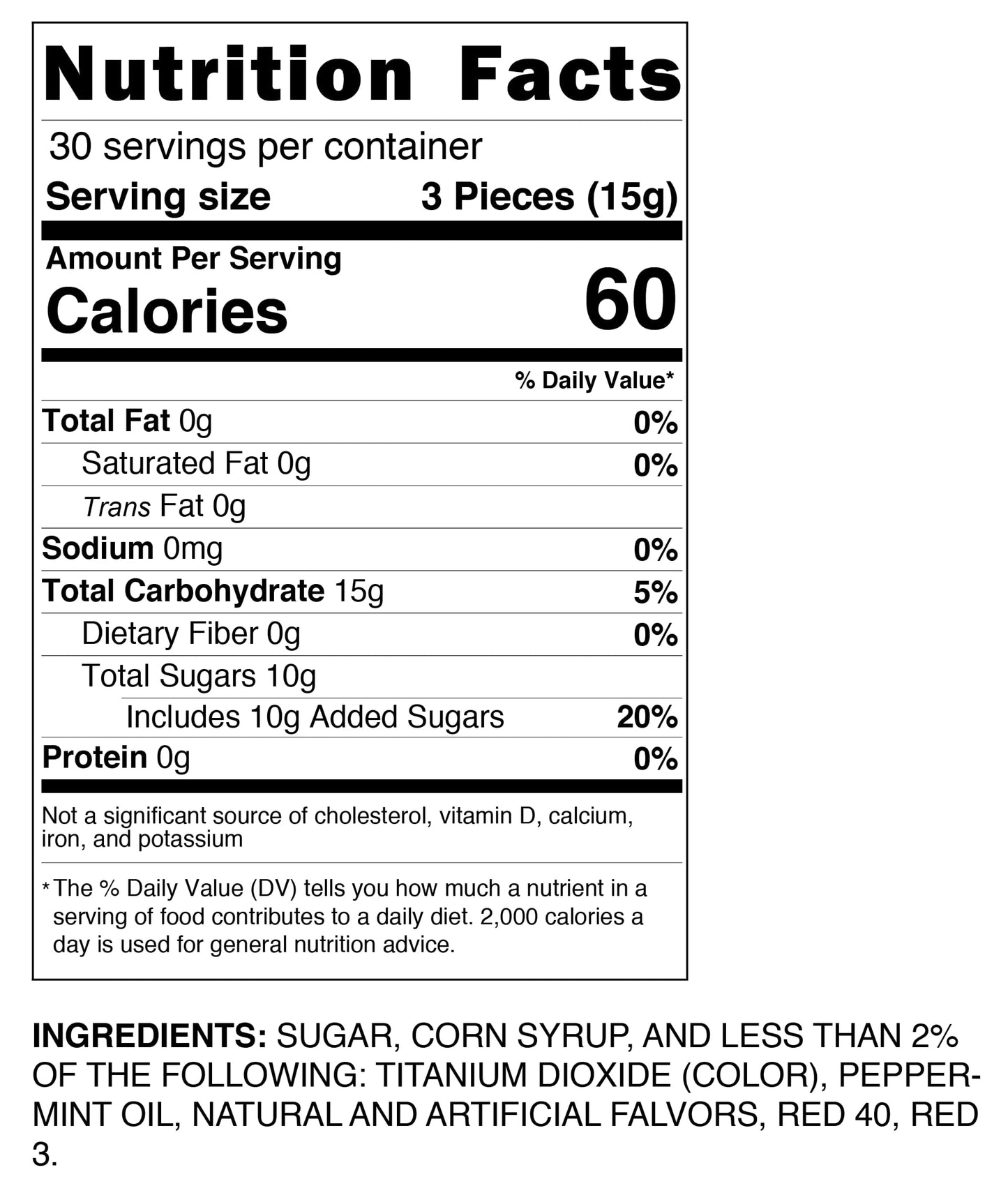 Starlight Candy, Individually Wrapped (Cinnamon, 1 Pound)