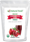 Z Natural Foods Pomegranate Powder - Organic Pomegranate Juice Powder, Pure & Natural Pomegranate Fruit Extract - Nutritious, An