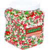 Christmas Confetti Sprinkles - Bulk Holiday Sprinkles - 1.2 Lbs - Red, White & Green Jimmies - For Seasonal Gingerbread Cakes Cupcakes Cookies Decorating - Bulk Toppings