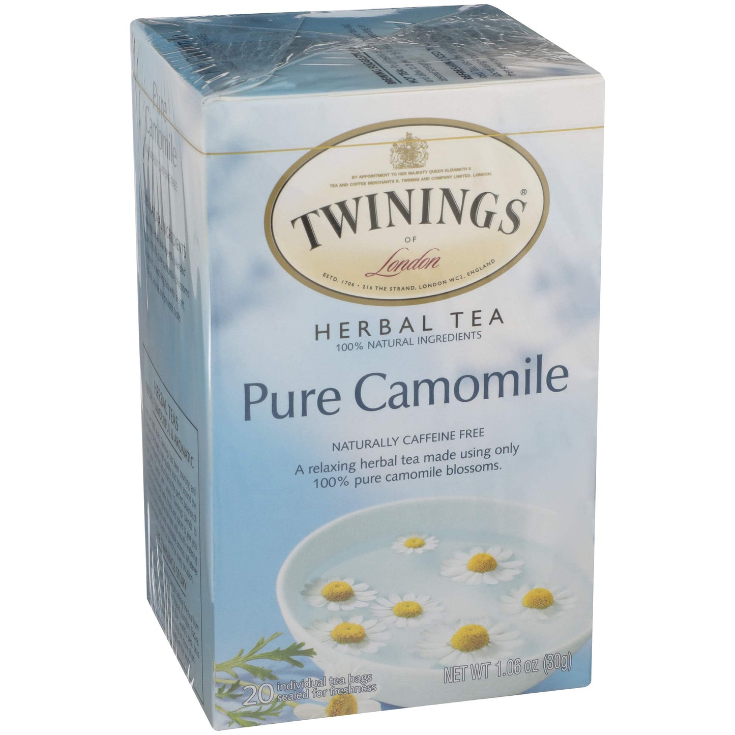 Twinings Of London Pure Camomile Herbal Tea Bags, 20 Ct