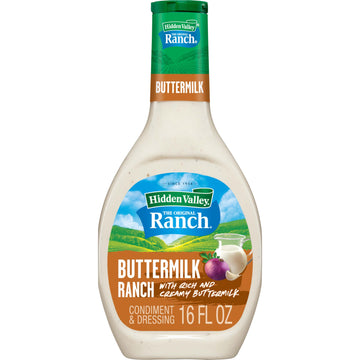 Hidden Valley Buttermilk Ranch Topping And Dressing, 16 Fluid Ounce Bottle (Package May Vary)