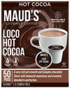 Maud'S Dark Hot Chocolate Pods, 50Ct. | Single Serve Gluten & Dairy Free Hot Cocoa | 100% California Blended Hot Chocolate | Sol