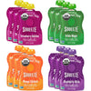 Organic Squeeze Snack 4 Flavor Variety - 3.05 Ounce Pouches, Non-GMO, Vegan, Gluten Free, 70 Calories - 12 Pack