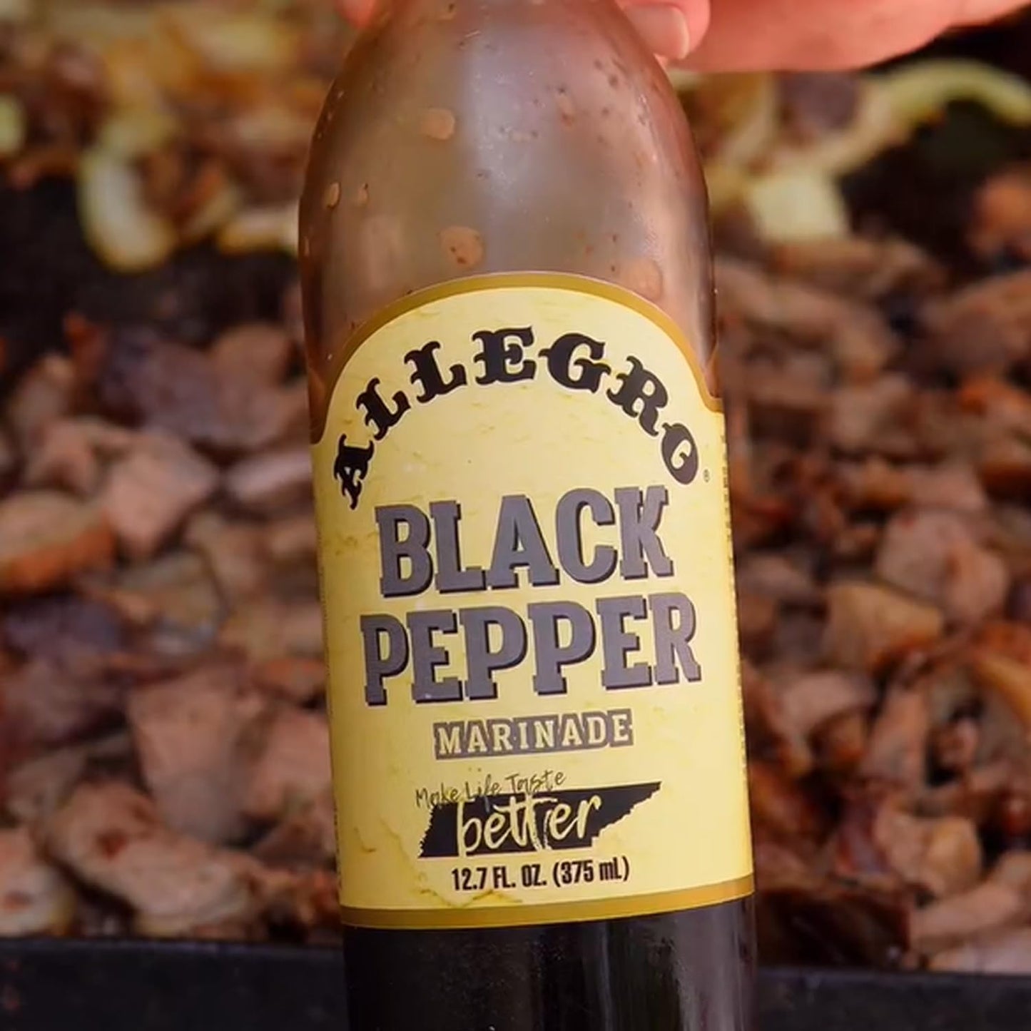 Allegro Marinade - Black Pepper, Perfect for Meat & Veggies, 12.7 Oz (Pack of 2), Kosher & Gluten Free