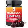 Gourmanity Cocktail Maraschino Cherries Made from Italian Grown Marasca Cherries. Use in Manhattan Old Fashioned and Desserts (14.1oz Jar)