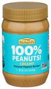 Crazy Richards 100% All-Natural Creamy Peanut Butter, No Added Sugar Peanut Butter Non-GMO, Vegan (16 Ounce (Pack of 1))