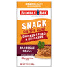 Bumble Bee Snack on the Run BBQ Chicken Salad with Crackers Kit, 3.5 oz (Pack of 12) - Ready to Eat, Spoon Included - Shelf Stab