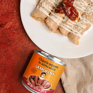 La Morena Chipotle Peppers In Adobo Sauce, 13Oz (6 Pack) (Packaging May Vary)