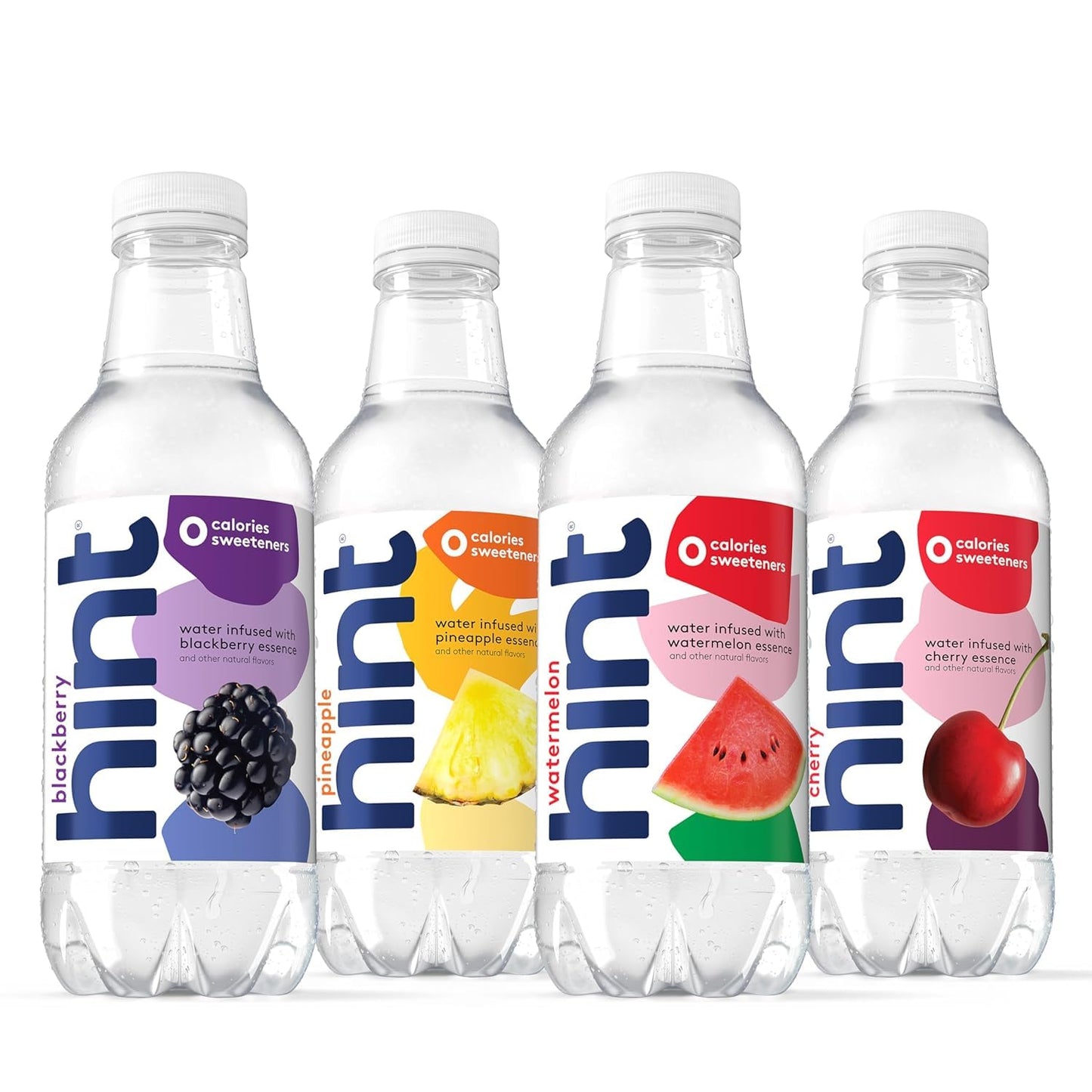 Hint Fruit-Infused Bottled Water, Best Sellers Variety Pack - Sugar Free Flavored Water with Zero Calories, Natural Fruit Essenc