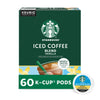 Starbucks K-Cup Coffee Pods, Iced Coffee Blend, Vanilla Naturally Flavored Coffee For Keurig Coffee Makers, 100% Arabica, 6 Boxes (60 Pods Total)