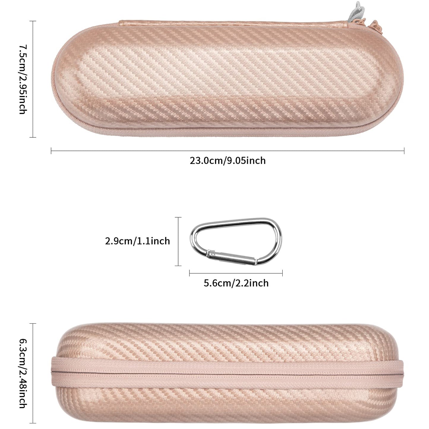 Yinke Travel Case For Oral-B/Oral-B Pro 1000 1500 5000 7000 6000 9600 Smartseries/Philips Sonicare Protectiveclean/Io Series Ele