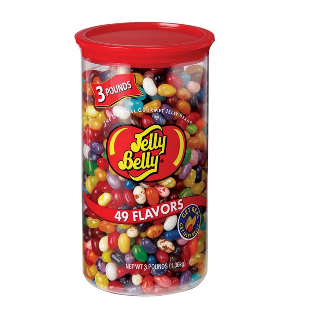 Jelly Belly Jelly Beans, Assorted Flavors, 3 Lb Tub