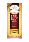 Twinings Of London Extra Bold Earl Grey Black Tea, 20 Count (Pack Of 6)