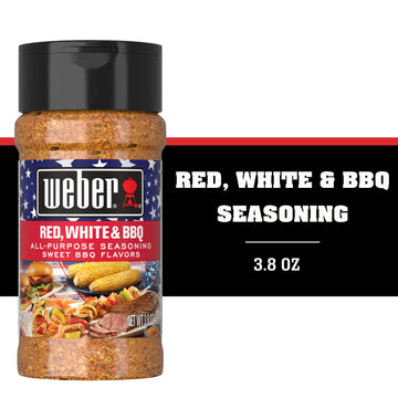Weber Red, White & BBQ Seasoning, 3.8 oz