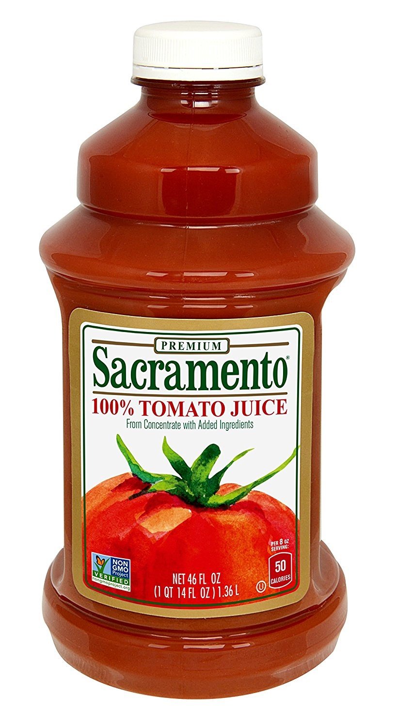 Sacramento Tomato Juice - 46 Fl Oz Plastic Bottle - Pack of 1