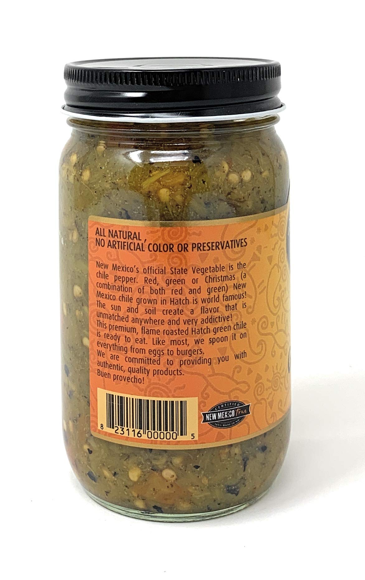 Santa Fe Seasons Flame Roasted Hatch Green Chile Medium 16 Ounce