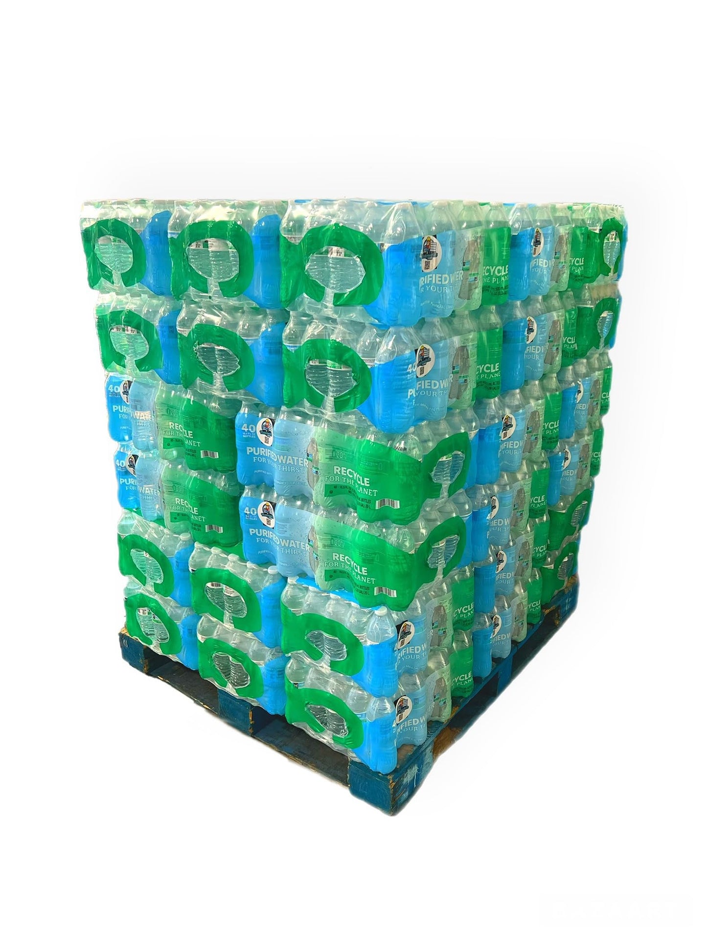 Waterpallets Generic MM (16.9 Oz), 40 Bottles per Case - Full Pallet of 48 Cases (Total 1920 Bottles)