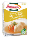 Manischewitz Matzo Ball Soup Mix, Low-Salt 4.5 Oz. (Pack Of 12)
