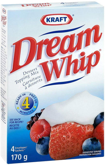 3 Pack Dream Whip Dessert Topping Mix 170G 6Oz Add Sweet Flavor And Creamy Texture To All Your Favorite Desserts {Imported From