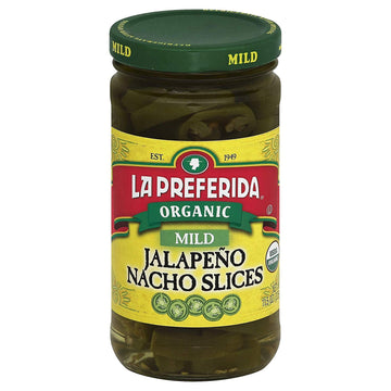 Organic Mild Jalapeo Slices: The Perfect Topping For Tacos, Nachos, And Burgers, La Preferida, 11.5 Oz (Pack Of 2)