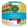 Traditional Medicinals Tea Organic Weightless Relieves Temporary Water Weight Gain Cranberry 96 Tea Bags (6 Pack)