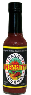Daves Gourmet Original Insanity Hot Sauce, 5 Ounce