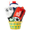 ChalkTalkSPORTS Soccer Easter Basket | Prefilled Sports Easter Basket | Sock Size Large