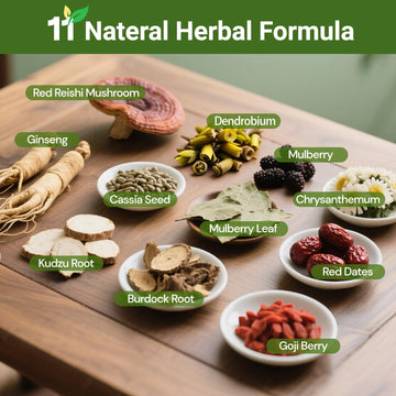 Liver Detox Tea Chinese Kidney and Liver Cleanse Detox Herbal Tea Support Kidney Healthy Function with 11 Precious Ingredients Formula (15 Bags/1 Pack)