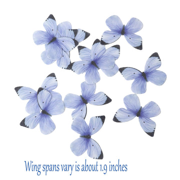 50Pcs Edible Butterfly Cake Decorations Wafer Paper Butterflies Cake Cupcake Toppers For Women Girls' Birthday Anniversary Weddi