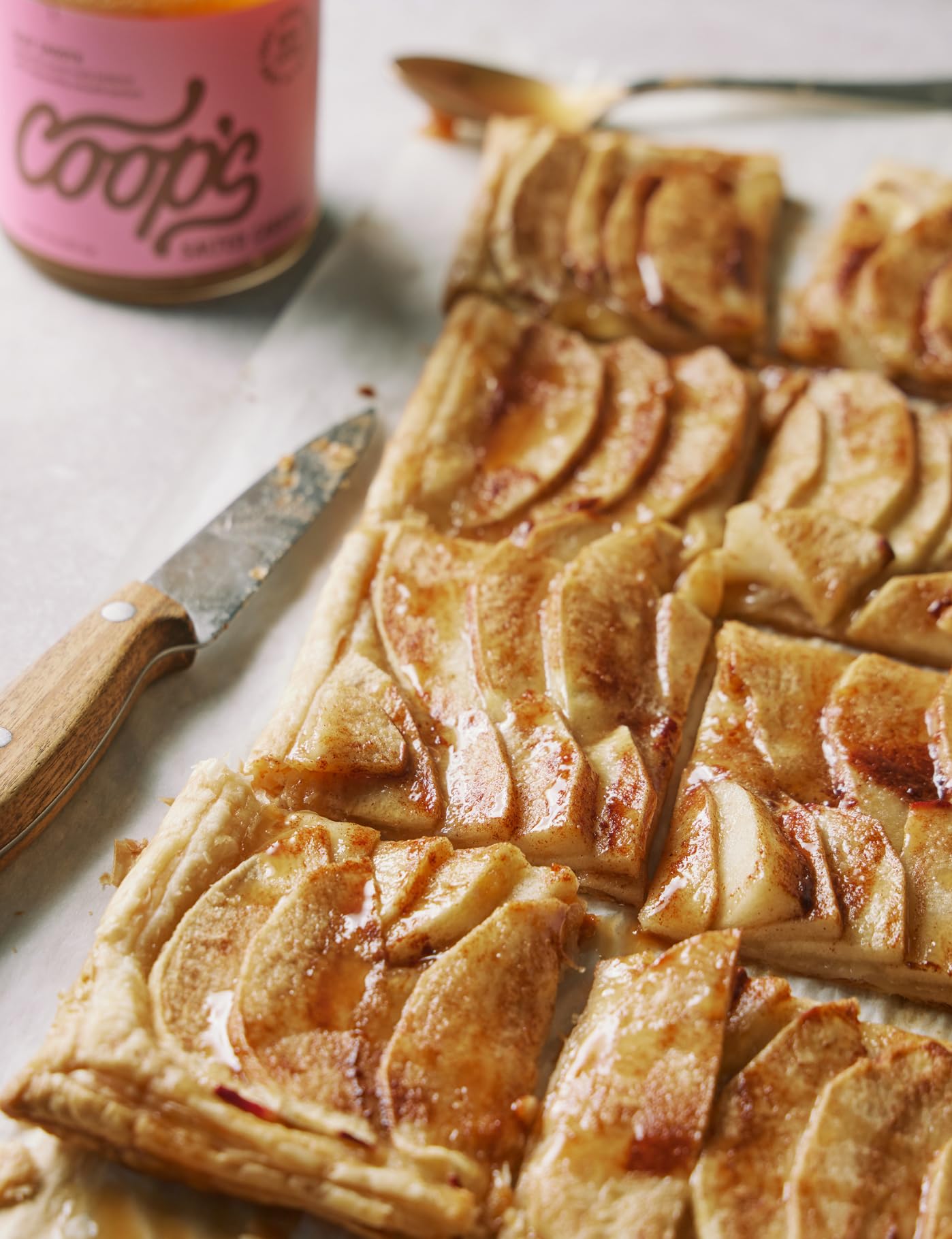 Coops Salted Caramel Sauce, Gluten Free, Non-GMO, Handcrafted, 10 Ounce Each, 2-Pack, Glass