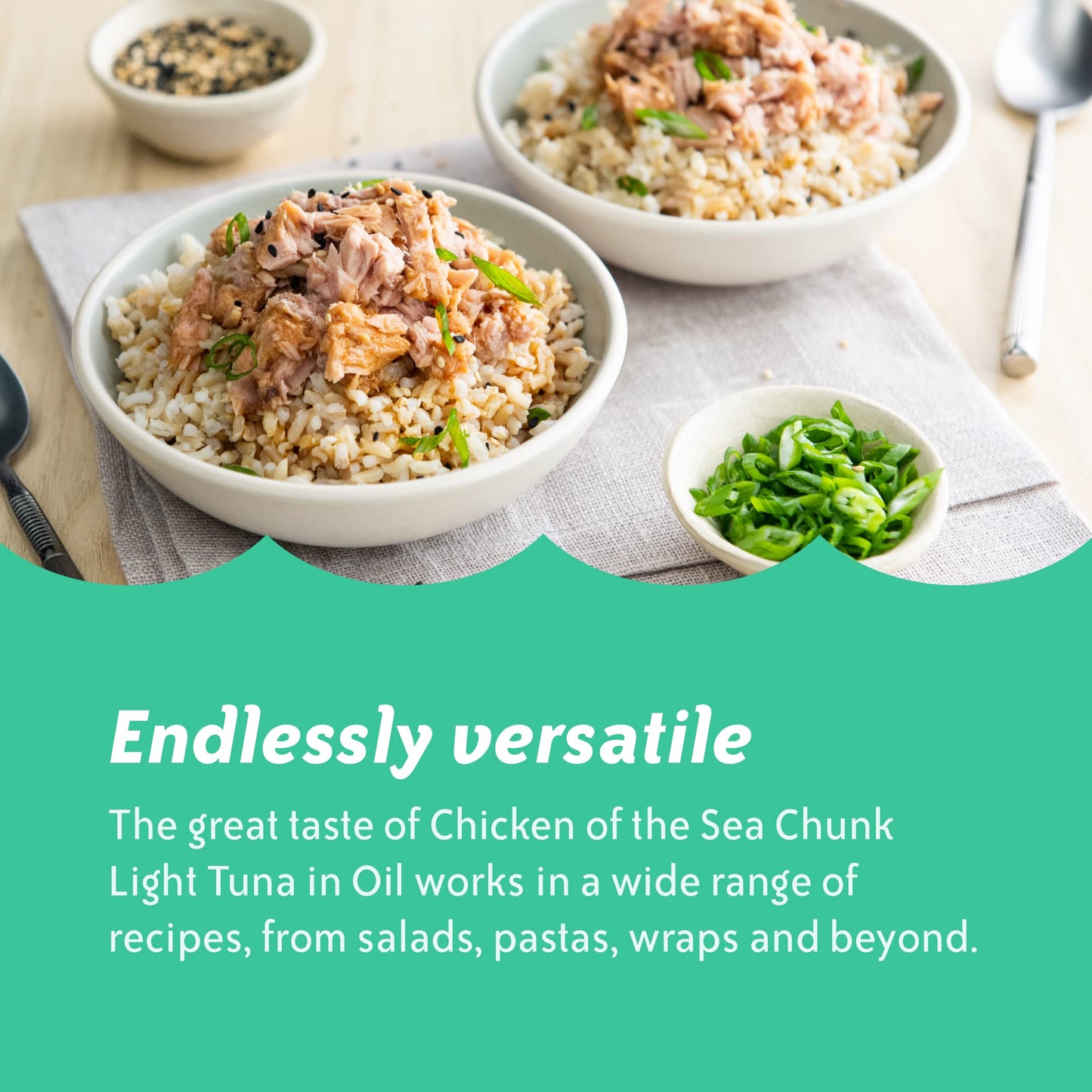 Chicken Of The Sea Chunk Light Tuna In Oil, Wild Caught Tuna, 12-Ounce Cans (Pack Of 12)