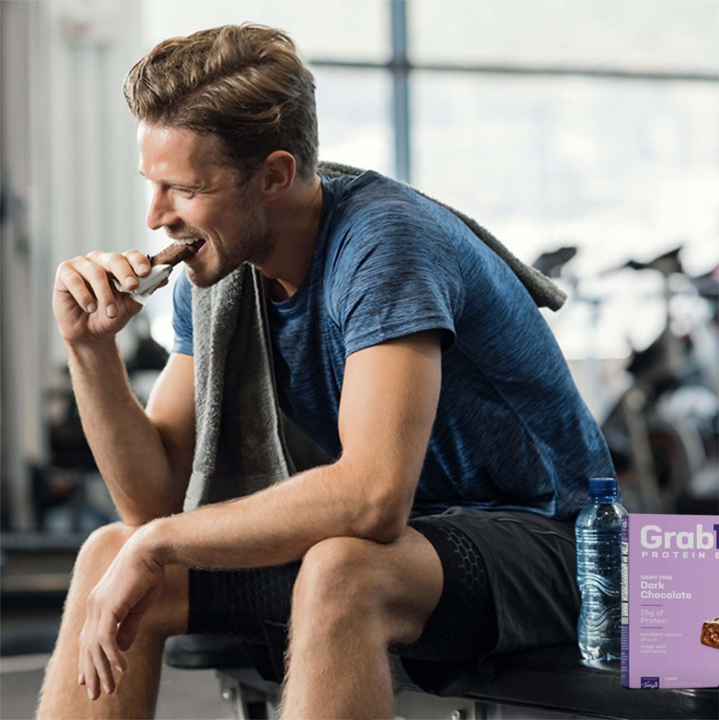 GRAB1 Dairy Free Protein Bars, 15g Protein, Vegan, 10 Bars (2 Pack), Low Calorie, Delicious Snack