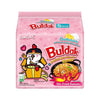 Buldak Spicy Ramen, Carbonara Hot Chicken Ramen, Korean Stir-Fried Instant Noodle, 5 Pack