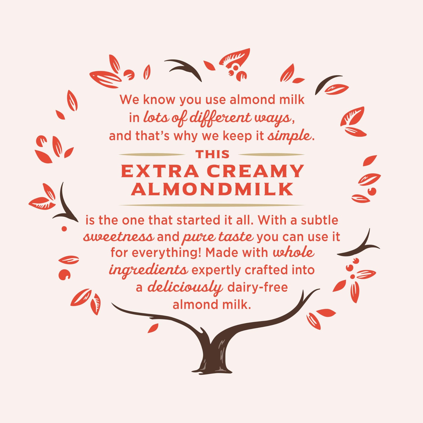 Califia Farms - Extra Creamy Almond Milk, 48 Oz, Dairy Free, Vegan, Plant Based, Vegan, Gluten Free, Non GMO, High Calcium, Smoo