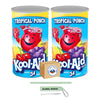 Global Basics Kool Aid Tropical Punch Flavored Powdered Drink Mix | Pack of 2 | 82.5 oz Per Canister - 165 oz TOTAL | Includes A