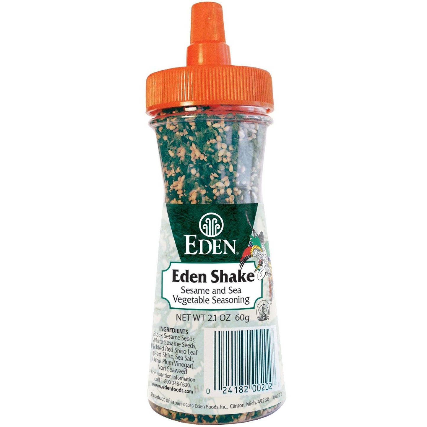 Eden Shake, Furikake, Sesame & Sea Vegetable Seasoning, 2.1-Ounce Units (Pack of 4)