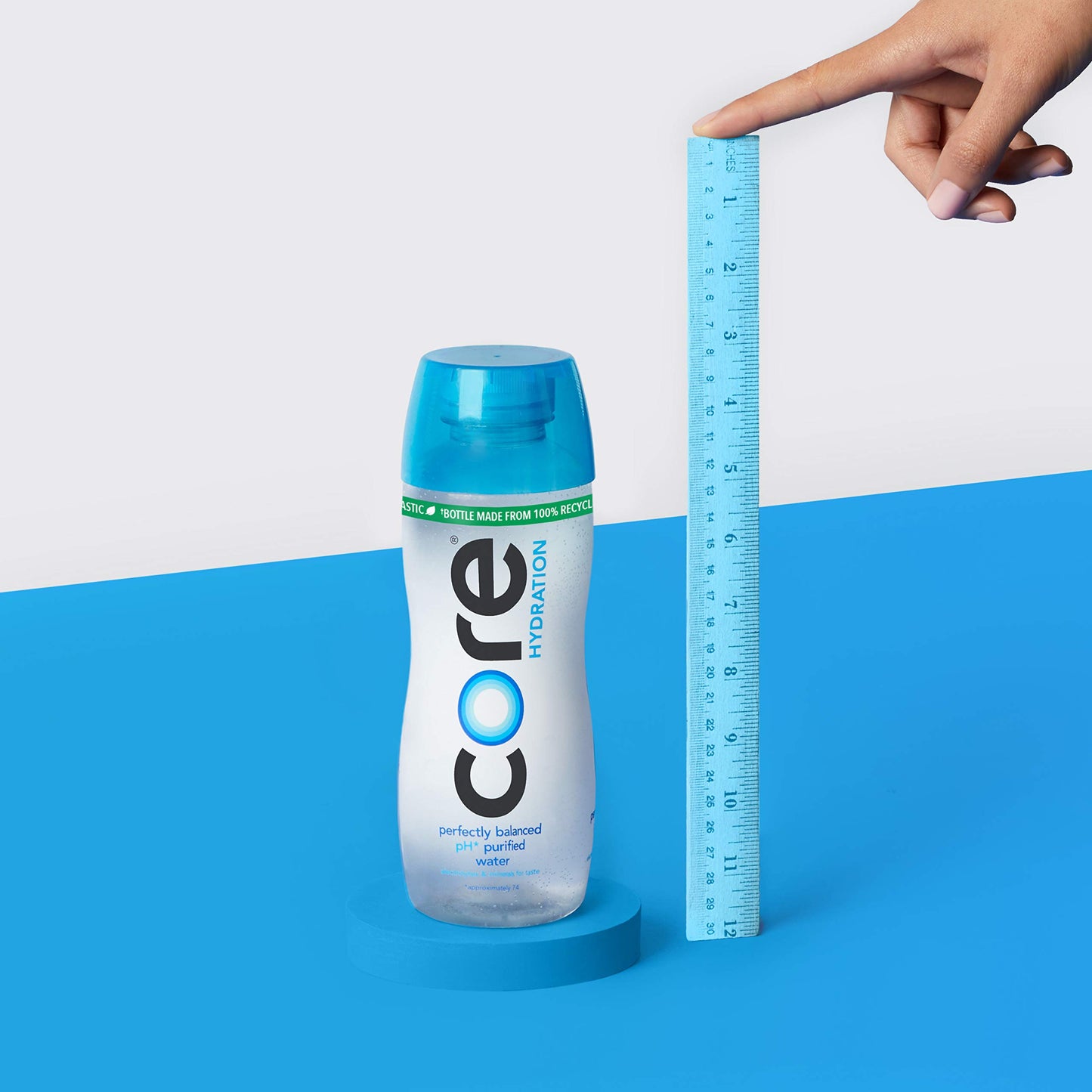 Core Hydration Perfectly Balanced Water, 23.9 fl oz Sport Cap Bottle, Pack of 24 - Refreshing Hydration for Active Lifestyles