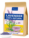TeeLux Lavender Flowers Tea - Dried Lavender Buds for Drinks & Crafts, Caffeine-free, 4oz