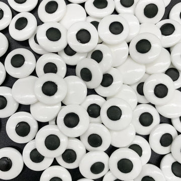 Weraru Big Candy Eyeballs Eye Ball Sweets Cake Cupcake Toppers Cookie Dessert Sprinkles Decorations for Christmas Birthday Party