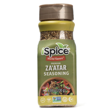 Ispice - Sugar-Free Zatar Seasoning World Flavor Super Spice Blend | All Natural | Ready To Use As Is | No Preparation Is Necess