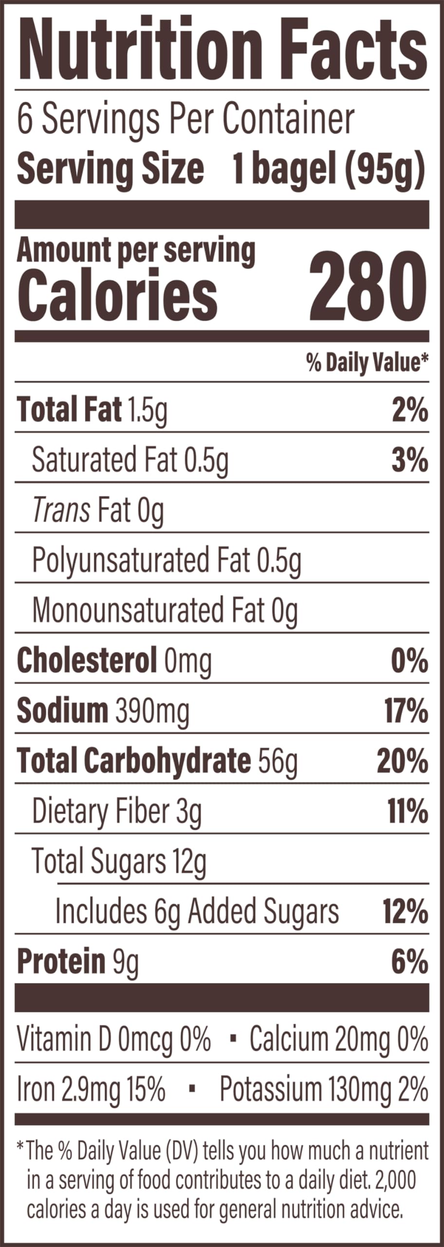 Thomas Cinnamon Raisin Bagels, 6 Pre Sliced Bagels with No High Fructose Corn Syrup, 20 Oz Bag