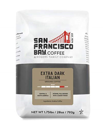 San Francisco Bay Ground Coffee - Extra Dark Italian (28Oz Bag), Dark Roast