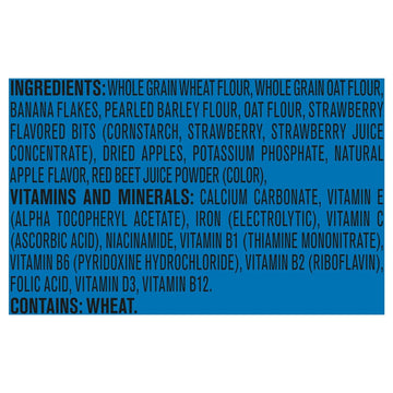 Gerber Baby Cereal Hearty Bits Multigrain Cereal Banana Apple Strawberry, 8 Ounce (Pack Of 2)