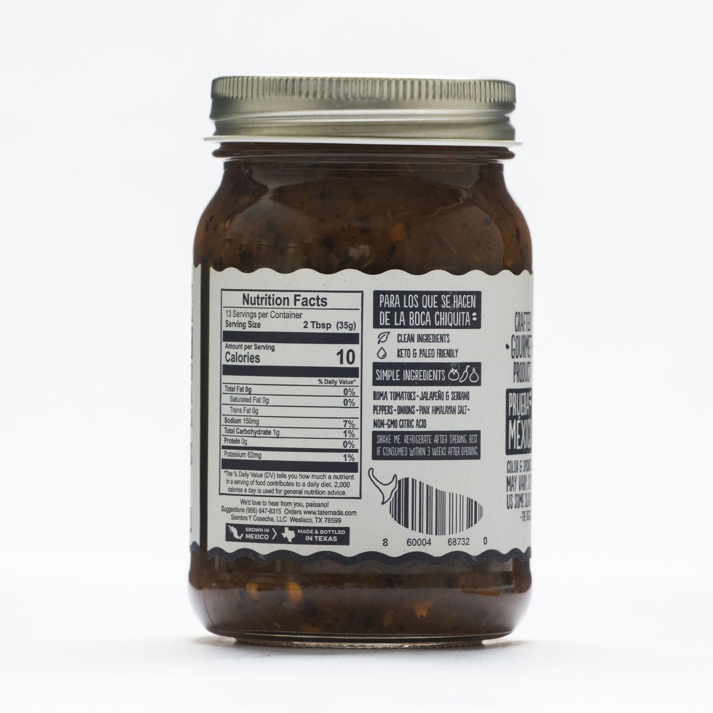 Tatemada Salsa Molcajete (2Pack)