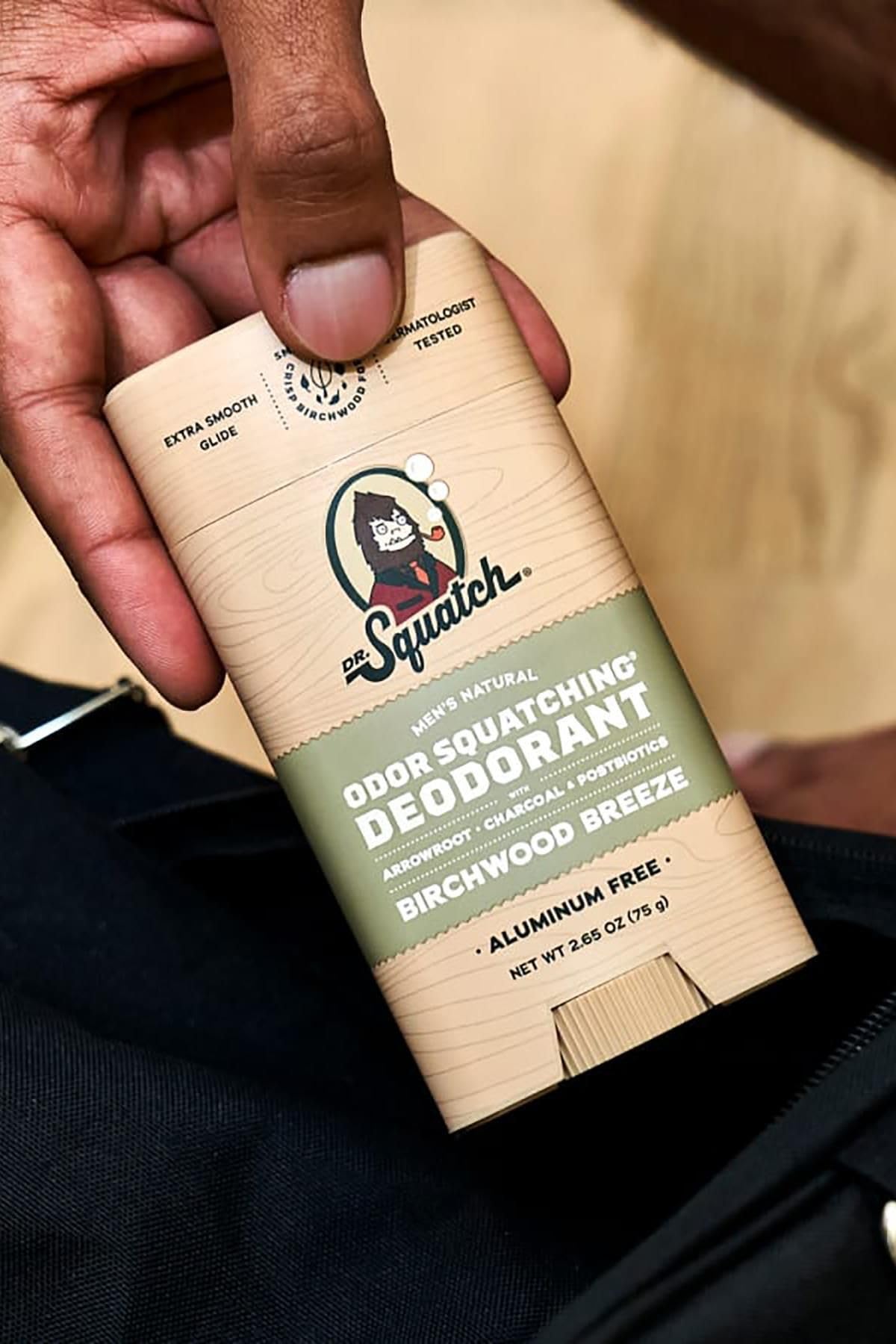 Dr. Squatch Birchwood Breeze Deodorant, 2.65 oz, Glide-on, Pack of 1445