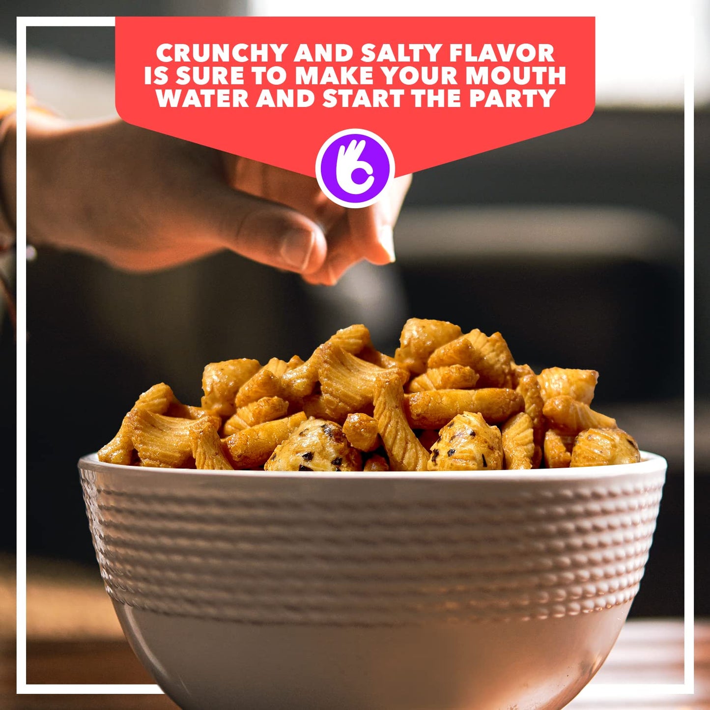 Traditional Supreme Mix Arare Rice Crackers - Mochi Crunch Asian Snack Mix - Sweet, Salty, And Umami Flavor - Crunchy On-The-Go