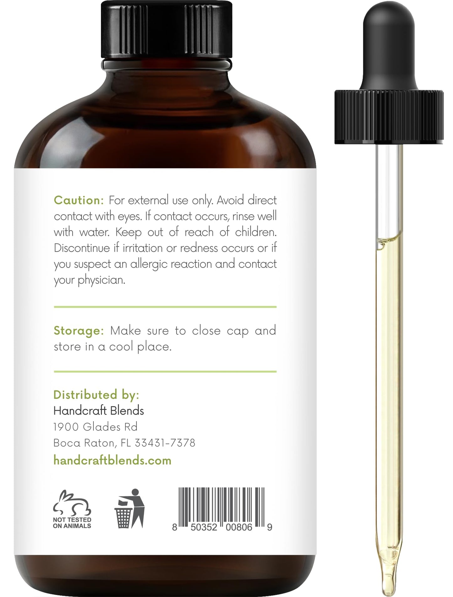 Handcraft Blends Lemongrass Essential Oil - 100% Pure Therapeutic Grade - 4 fl. Oz with Glass Dropper